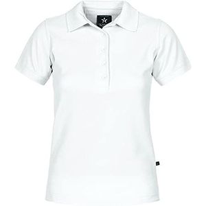 Texstar PSW4 Pikee hemd voor dames met mouwzak, maat 2XL, wit