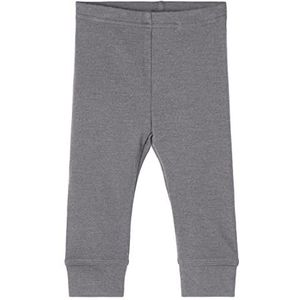 Bestseller A/S Baby-jongens NBMWILLIT Wool LONGJOHN XXIII leggings, zilver filigraan, 74, Silver Filigrare., 74 cm