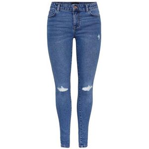 PIECES Jeansbroek voor dames, blauw (medium blue denim), (XS) W x 30L