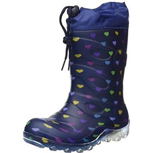 BECK - Regenlaarzen - Blauw - Oranje - Zwart