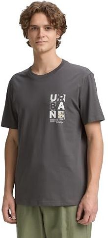 TOM TAILOR DENIM - Shirt - Pasteelgeel - Donkergrijs - Pastelgroen - Wit