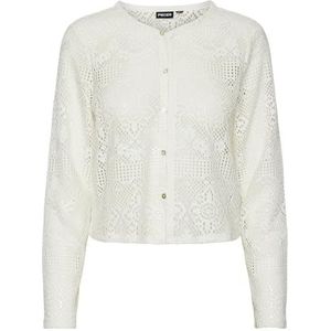 PIECES Dames Pckaddi Ls Cardigan met lange mouwen, cloud dancer, M