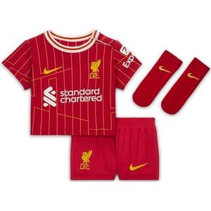 Nike Unisex babyset Liverpool Fc Dri-Fit Kit Stadium Crset Home, Gym Rood/Wit/Chrome Yellow, FN9244-688, 3-6