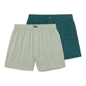 Abanderado - Punto Esenciales - Boxershorts - Groene mix - 2 stuks