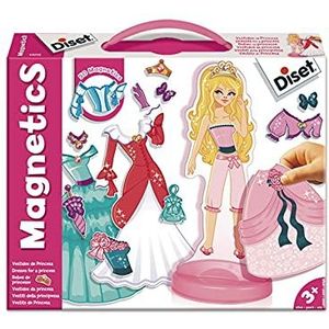 Diset 63268 – gezelschapsspel – educatief spel – magnetische kledingprinses