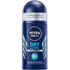 Nivea Men Dry Active Roll-On, 50 ml
