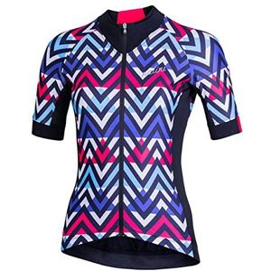 Nalini 02822901100C000.10 AIS RAFFINATA 2.0 dames T-shirt zwart/fuchsia XL, Zwart/Fuchsia, XL