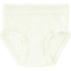 BABIDU Meisjesslip van 100% katoen, zacht en ademend, comfortabel ondergoed voor meisjes en jongeren van 0 tot 16 jaar, ondergoed voor meisjes, slip van parelstof, klassiek en elegant, Beige, 24