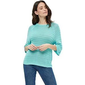 Peppercorn Dames Nicola Knit met 2/3 mouwen, engelblauw, XS, Angel Blauw, XS