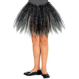 Widmann - Tutu glitter, lengte ca. 30 cm, petticoat, onderrok, danseres, carnaval, themafeest