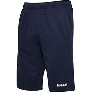 Hummel Heren Hmlgo Cotton Bermuda Shorts, Marine, S EU