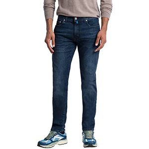 Pierre Cardin Lyon Tapered Jeans, Blue Used Buffies, 34W/40L