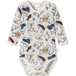 Schiesser Unisex babybody 1/1 ondergoed, off-wit, 92