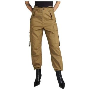 G-STAR Cargobroek voor dames, cropped drawcord, Bruin (Dk Fawn D24389-d387-7172), 28W