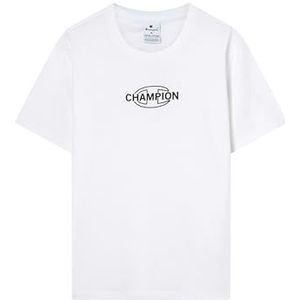Champion Legacy Men, grafisch T-shirt met ronde hals, L, wit, Wit, L