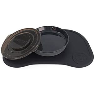 Twistshake Click Mat antislip siliconen basis voor baby's, 38 x 25 cm, BPA-vrij, zwart