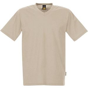 Trigema Dames V-Shirt Deluxe Katoen, beige (zand 125), L