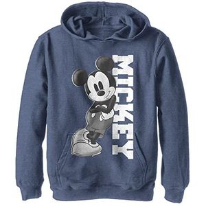 Disney Mickey Lean Klassieke hoodie voor jongens, Marineblauw, M