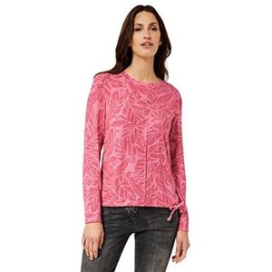 Cecil Dames B318802 shirt met lange mouwen, Frosted Rose Melange, L, Frosted Rose Melange, L