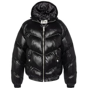 Schott NYC Heren Collin2-noir-xl donsjack, zwart, XL, zwart, XL