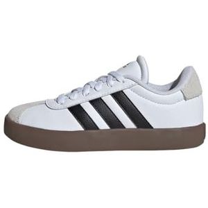 adidas VL Court 3.0 Kinderschoenen, uniseks sneakers voor kinderen en jongens, Cloud White Core Black Grey One, 37 1/3 EU