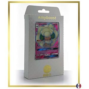 Farfadowet-GX 206/214 Full Art – Ultraboost X Zon & maan 10 trouwringen – set met 10 Franse Pokémon-kaarten