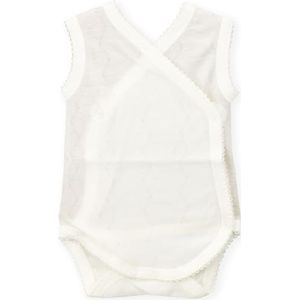 BABIDU Mouwloze crossover-babybody, 100% zacht en ademend katoen, jarretelbody voor pasgeborenen, ideaal voor het eerste dragen voor de gevoelige huid, uniseks kleding voor jongens en meisjes