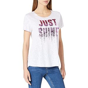 KEY LARGO Dames Milly Ronde T-Shirt, wit (1000), L