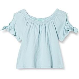 United Colors of Benetton T-shirt voor meisjes, Lichtblauw 0f0, 110 cm