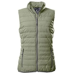 G.I.G.A. DX Women's Gewatteerd vest/functioneel vest in donzen look Sagany, light olive, 40, 39529-000