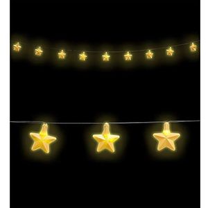 Widmann 08178 - sterrenlichtketting, 2,5 m, 10 lampen, hangdecoratie, carnaval, themafeest