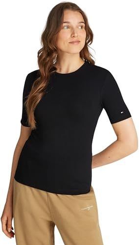 Tommy Hilfiger, Dames, Tops, Zwart, Maat: XS Viscose,