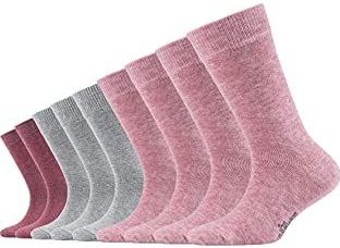 s.Oliver Sokken  grijs gemêleerd / framboos / rosé