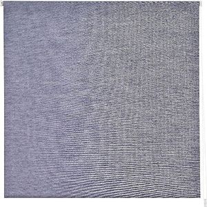 Estoralis - BRAN - ""ZONDER gereedschap"". Glad doorschijnend rolgordijn, 70 x 150 cm, kleur marineblauw