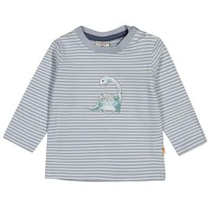 SALT AND PEPPER Jongens B.Boys Ls Print Dino Baby en Peuter T-shirt Set, Ashley Blue., 56