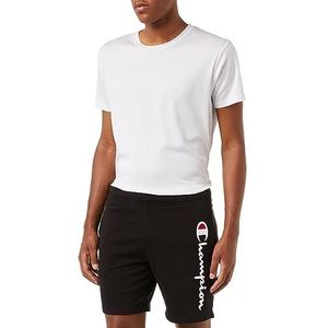 Champion Legacy Authentic Pants-Powerblend Terry Bermuda Shorts voor heren, Nero, L