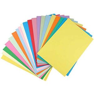 Kaarten en papier in verschillende zomerkleuren in A4-formaat, 100 stuks, van House of Card and Paper