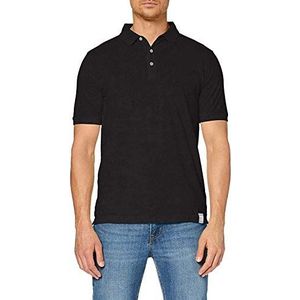camel active Heren Camel Active H-polos 1/2 mouw Poloshirt, zwart (Black Los 39)., S