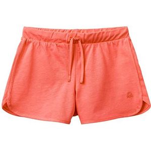 United Colors of Benetton Short 3I1XC901F Shorts, rood koraal 01N, S meisje, Koraalrood 01N, 120 cm