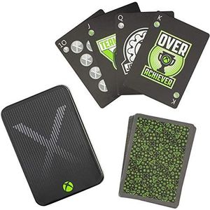 Paladone Playing Cards Xbox speelkaarten in opbergdoos, 52-delige set, ideaal voor games, poker en blackjack, incl. verzamelaarsdoos, Multi