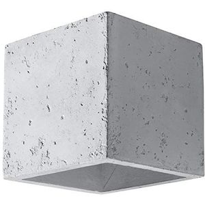 Sollux Lighting wandlampen, beton, grijs, 12 x 10 x 10