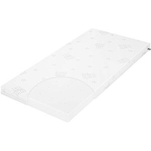 roba Baumann Safe asleep van Air Balance Easy Babybedmatras, 60 x 120 cm, met ademend 3D-materiaal voor een optimaal slaapklimaat, meervoudig geperforeerd, babybedmatras, kinderbedmatras