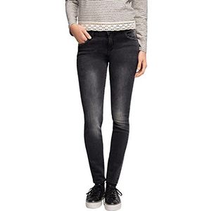 ESPRIT Skinny jeans voor dames, in mooie wassing, grijs (grey dark wash 921), 31W / 32L