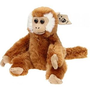 WWF Plüsch WWF50572, WWF apenbaby licht/bruin (23 cm), realistisch, super zacht, levensecht vormgegeven pluche dier om te knuffelen en te liefden, handwas mogelijk, meerkleurig
