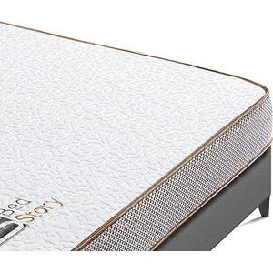 BedStory 7,5cm gel traagschuim topper 180x200 matras topper, visco schuim matrastopper voor ongemakkelijke bedden boxspringbed slaapbank