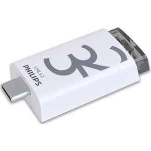 Philips Click Edition USB-C stick USB 3.2 Gen 1 USB flash drive 32 GB voor PC, laptop, smartphone, tablet met USB-C poort, leessnelheid tot 120 MB/s