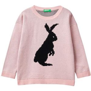 United Colors of Benetton Trui voor kinderen en jongens, Rosa 03z, 12 Maanden