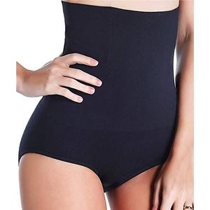 Vrouwen Taille Trainer Buikcontrole Slipje Body Shaper Hoge Taille Shapewear Slips Butt Lifter Afslanken Corset Naadloze, Zwart, M-L