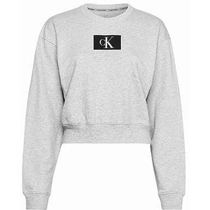 Calvin Klein L/S Sweatshirt Truien voor dames, Grijze Hei, XL