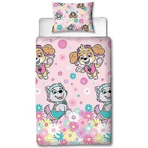Paw Patrol dekbedovertrek - eenpersoons - PAW dekbed - dubbelzijdig te gebruiken